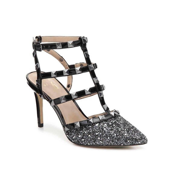 Mix No. 6 Shoes - New Mix No 6 liraven pumps black studded sparkly size 8.5